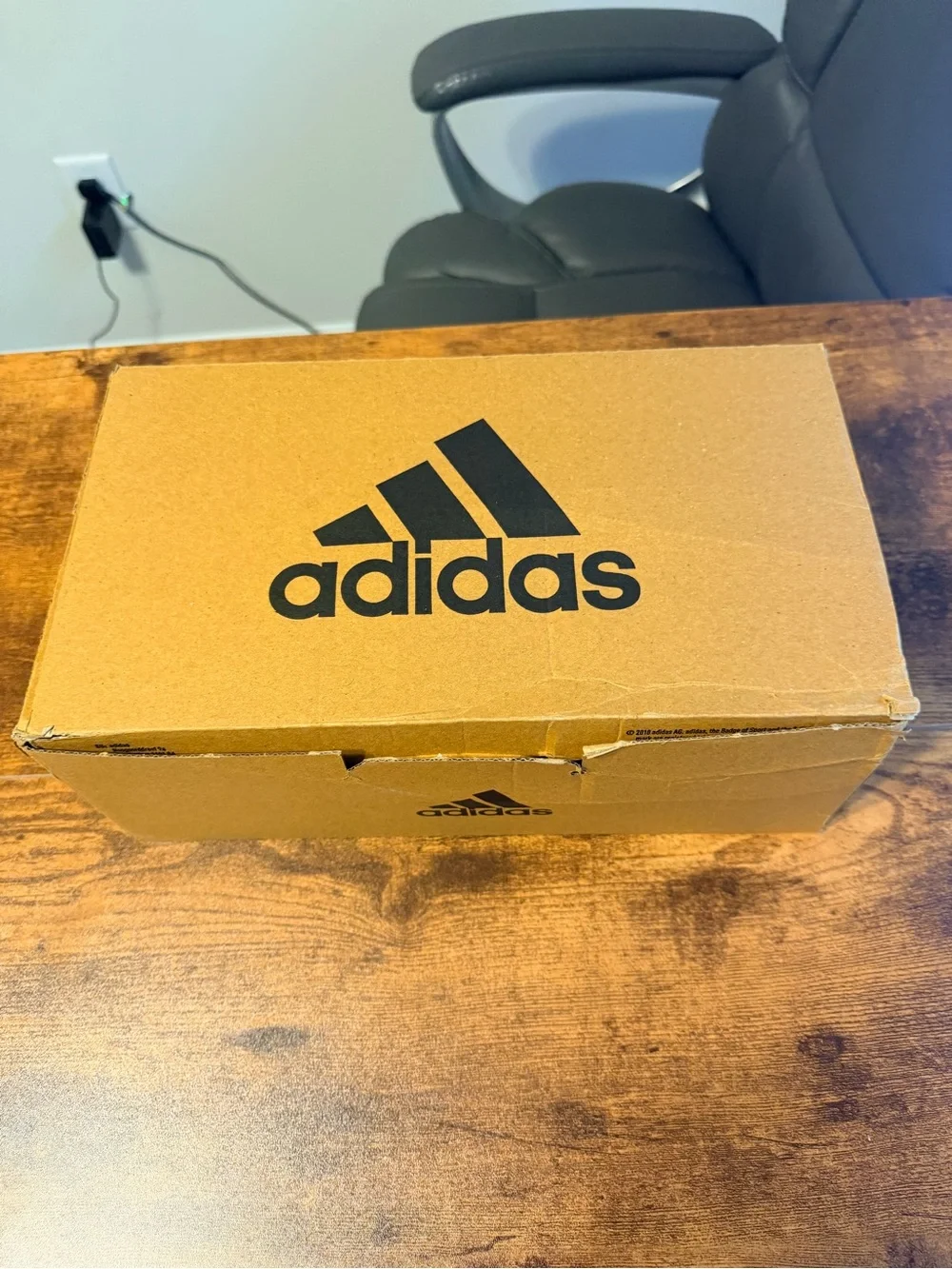 adidas Light Gray Athletic Sneakers with Maroon Stripes Men’s